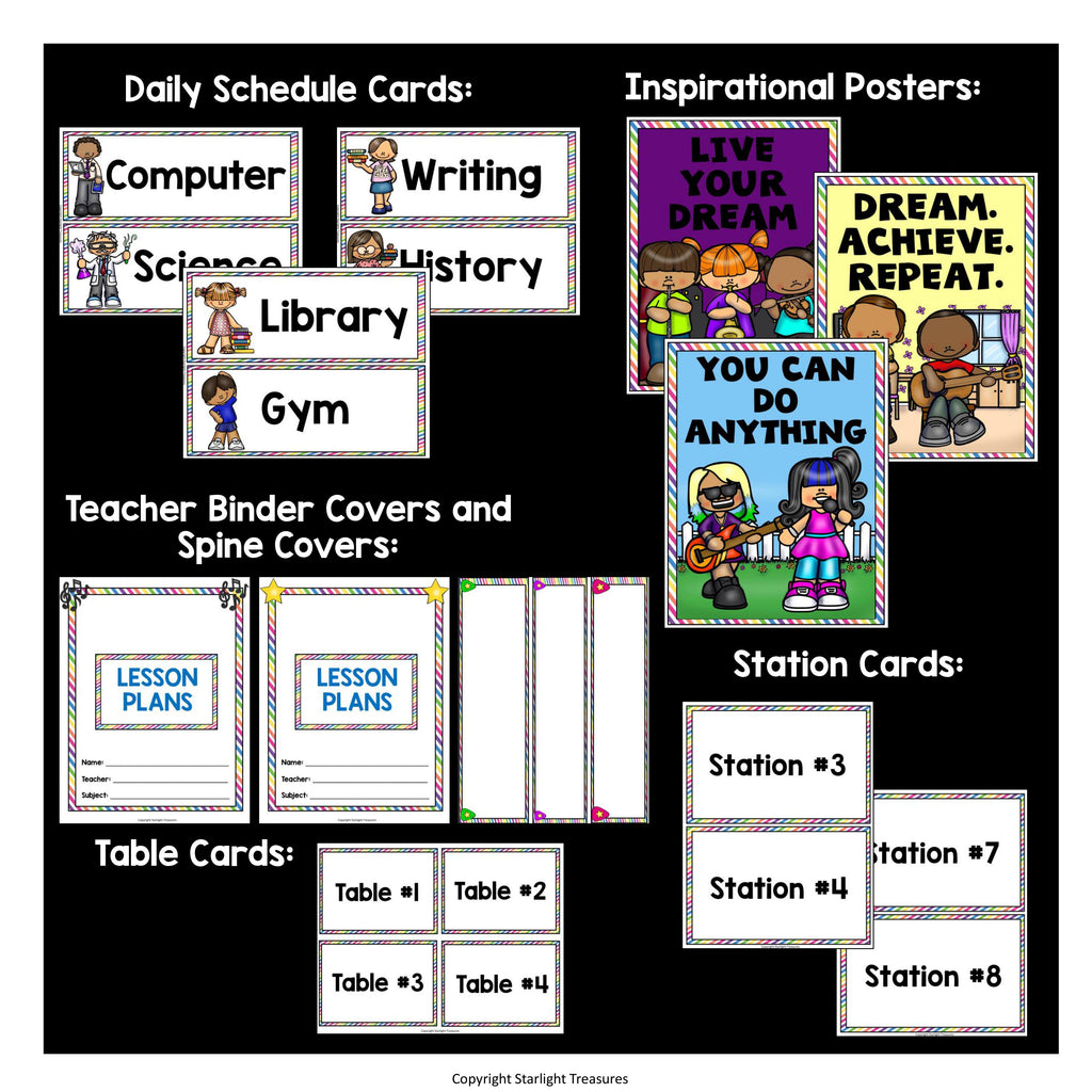 Classroom Decor Pack - Music Theme